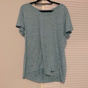 Nike Dry Fit, sky blue shirt XL. Only worn maybe 2 times.